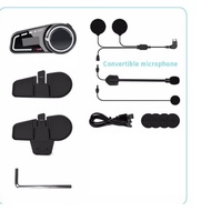 Wony Maxto M2C Bluetooth Radio Intercom Helmet 6 Rider Alt M2 Ejeas Q7 V6 Pro