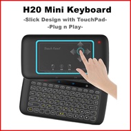 H20 Papan Kekunci Mini Touchpad Mini keyboard Infrared Learning  Android,Window,1OS | Cas Bateri