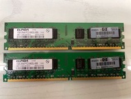記憶體 1GB 2Rx8 PC2-6400U-666