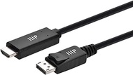 Monoprice DisplayPort 1.4 Cable to 8K HDMI - 10 Feet | 30AWG, 8K@60Hz, Up to 32.4Gbps Bandwidth, for Video Game Console, Gaming Monitor, Apple TV, or Laptop Computer