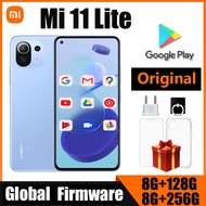 Xiaomi mi 11 Lite smartphone Cell Phones 5G  AMOLED Snapdragon 780G 64MP Full Screen 90HZ