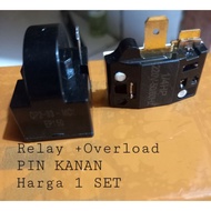 Relay Ptc Overload Kulkas 1 Pintu Sanken