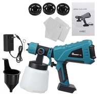 1500W 100ML 30000RPM Electric Spray Gun 3 Nozzle Size Household Electric Paint Sprayer Flow Control