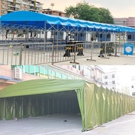 Awning Sliding Canopy Outdoor Rainproof Canopy Warehouse Electric Retractable Foldable Awning Mobile