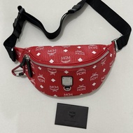 MCM  belt bag red original preloved