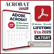 Adobe Acrobat Pro DC 2025 Lastest Version Lifetime Usage PDF Editor