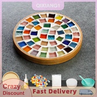 QIXIANG1 Handmade DIY Mosaic cup Mat dưới tre Pad giáo dục sớm miễn phí sáng tạo đồ chơi thủ công mỹ