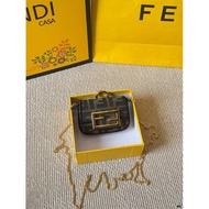 7 Colors Cowhide Version Fendi nano Baguette Bag Fendi Baguette Bag Chain Bag Cute Love Fendi Pink F