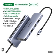 Ugreen Splitter Usb C To Usb3.0/Hdmi/Vga/Pd Dock (10 in 1)
