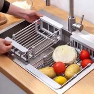 Stainless Steel Sink Rack - Multifunctional Stainless Steel Sink Rack Made of 304 Stainless Steel, A