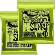 ERNIE BALL 2221 Ernie Ball Electric Guitar Strings Regular Slinky (10-46) 2Set Pack