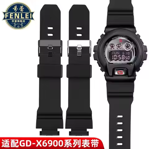 Resin Replacemnet Watch Band For Casio G-shock GD-X6900 Strap Men's Waterproof Rubber Silicone Brace