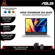 ASUS VIVOBOOK K3402Z-AKM113WS/AKM117WS (I5-12500H, 8GB, 512GB SSD, INTEL, 14.0" 2.8K OLED, BLACK/GRE