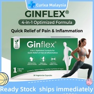 【Buy 3 free 1】EXP2028 Ginflex Veggie Capsule （1box/30 Vegetarian Capsules）Relieve systemic inflammat