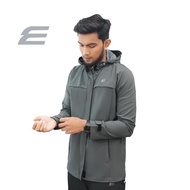 ELGINI ELGINI E16214 Hooded Windbreaker Jacket Water-Resistant 100% Polyester S-XXL