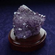 《※精品水晶※》能量至寶 - 晶質透亮的紫晶簇 R130602 鈦金 水晶 天珠 龍宮舍利 晶球 晶洞