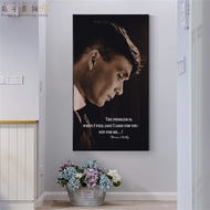 Inspirational quotes from modern film actors canvas walls poster art Thomas Shelby bedroom home deco