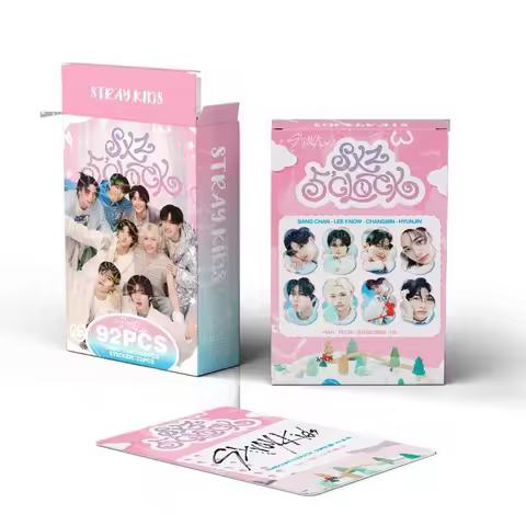 92pcs SKZOO Stray Kids Card Changbin Bangchan Felix Lee Know HD Postcards High-Quality Super Collect