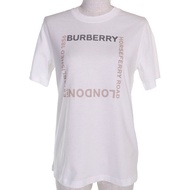 全新未使用 BURBERRY 8064473 100% 純棉 Horseferry Logo 短袖 T 卹 白色 XS 號 正品女款