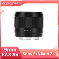 Viltrox AF 9mm F2.8 Air APS-C Auto Focus Large Aperture Lens For Sony E Nikon Z Mount Mirrorless Cam