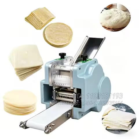 Automatic Chapati Pasta Tortilla Papad Momo Empanada Tortill Samosa Gyoza Wonton Spring Roll Maker D