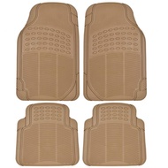 Universal Car Carpet SET 4pcs - 2 Rows/Universal Fit Car Mats/Car Floor Mats