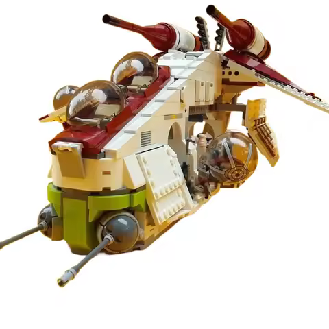 Hot Toys Star 1228pcs Plan Republic Dropship Gunship Building Blocks Bricks Legoing WARS 75021 Toys 