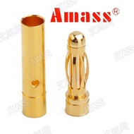*** GT Model ** Amass 4.0mm/4mm Gold Plating 24K Real