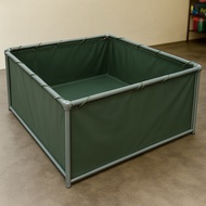 KOLAM IKAN KANVAS TEBAL(KAIN SAHAJA)6’x3’x2’-9’x6’x3’