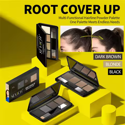Hair Line Powder Black Root Cover Up Natural Instant Waterproof Hairline Shadow Powder Hair Conceale