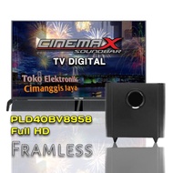 Dijual TV LED POLYTRON 40 INCH CINEMAX SOUNDBAR DIGITAL Berkualitas