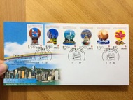 郵票 首日封 1997年 7月1日 香港 回歸 紀念價值 行政長官 董建華 獻辭 1 July 1997 香港 郵政 Hong Kong Post Office Official First Day Cover Stamp