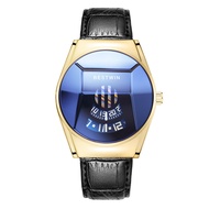 [Ready Stock] HOURSLY 9151 Hot Sale Fashion Black Technology Quartz Waterproof Round Motorcycle Men'