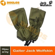 Gaiter Jack Wolfskin Jws Foot and Shoe Protectors when Hiking Green