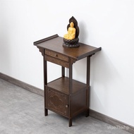 MH36New Chinese Style Altar Solid Wood Porch Cabinet Incense Burner Table Household Minimalist Moder