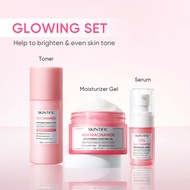 SKINTIFIC 3pcs Paket Skincare Set| With Moisturizer &Serum & Toner -5X Ceramide Barrier Moisturure G