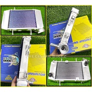 ESPADA MVR1 BIG RADIATOR COOLANT TANKI STAINLESS STEEL TITANIUM Y15ZR LC135 Y16ZR SYM VF3i RC MVR1 S