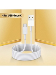 Usb C 纜,usb A轉 Usb C 纜 45w,5a Usb A轉 Usb C 充電線,usb A轉type C充電線快速充電,適用於samsung Galaxy S21 S20 S10 S9 S8 Plus Note 20 10 9,ps5,note 10 Note 9 / S10+ S10,lg V30