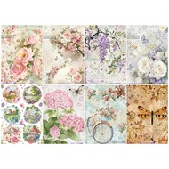 Italy Stamperia A4 Cotton Paper/Single Sheet DFSA4223~DFSA4239