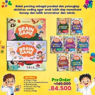 Ziyadbooks Brain Game Package Children's Educational Game Book 7 Activity Books Softcover HVS 70g 21