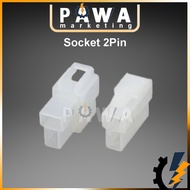 Pawa Socket Connector 2Pin T Type General Wire Connector Wire Socke Connector