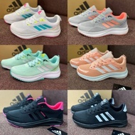 (SIZE 37-41) ADIDAS SPORT RUNNING BLACK PINK / KHAKI BLACK / BLACK OREN KASUT SUKAN JOGGING MURAH PEREMPUAN