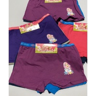 quality girl kids cotton boxer/3pcs boxer perempuan