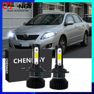 สำหรับ Toyota Altis (E140) ปี 2006 ถึง 2012 2013 (ไฟหน้า) - V4 6000K ชุดหลอดไฟ LED เปลี่ยนหลอดฮาโลเจ