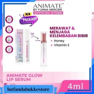 ANIMATE GLOW LIP SERUM MOISTURIZES LIPS ANIMATE ANIMATE LIP SERUM 4ML BY LUKFAN STORE
