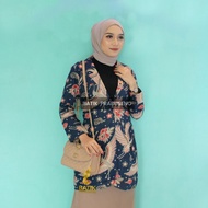 PRATISTA BLAZER ATASAN BAJU BATIK WANITA LENGAN PANJANG PRABUSENO