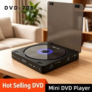 708 UK Plug DVD Player HD DVD Movie Player for Home Use VCD Player 220V USB HDMI AV Remote USB-A USB
