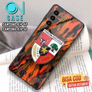 Mistercase11 Case SAMSUG A14 4G 5G - Casing SAMSUNG A14 4G 5G Motif [LOGO] Case hp Glossy Casing Har
