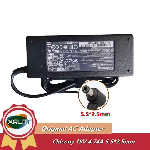 Genuine Chicony 19V 4.74A 90W 5.5x2.5mm A10-090P3A A16-090P1A A17-090P1A Power Supply AC Adapter For