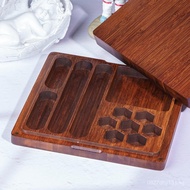 Party Dice Box with Multiple Compartments, Accessories Box, Storage Box, Wooden Small Game Dice Stor